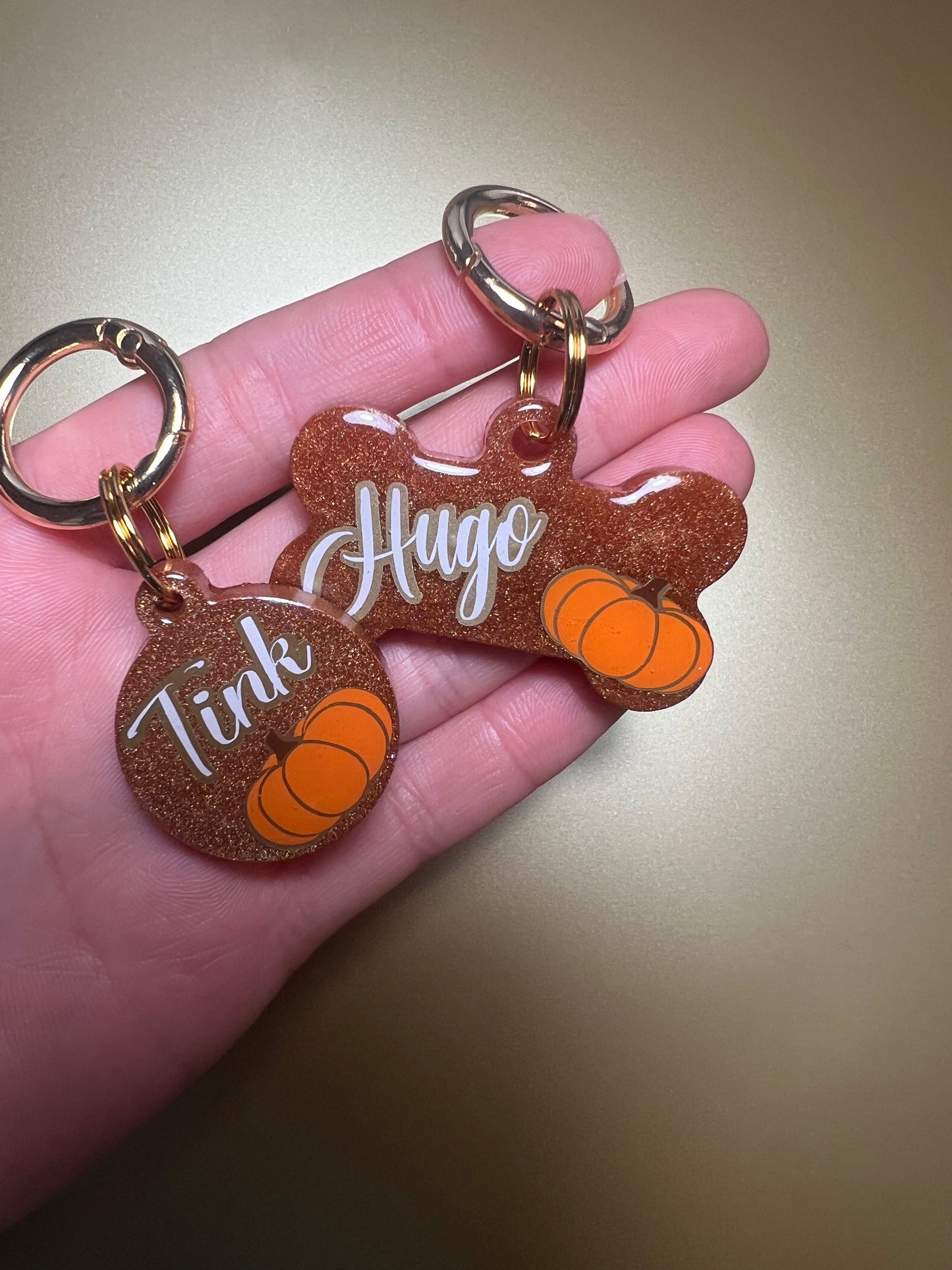 Autumn Pet Tags