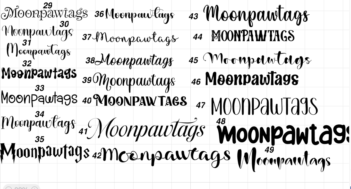 Christmas Santa's Glove Pet Tags