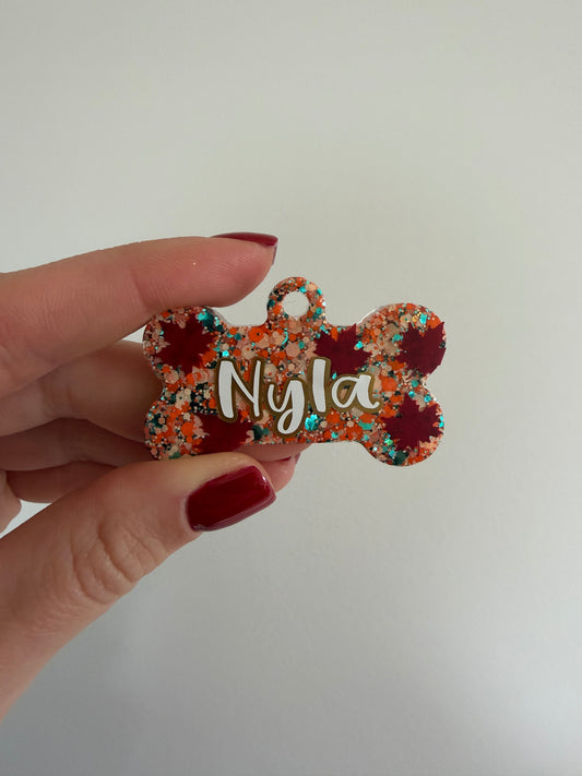 Autumn Pet Tags