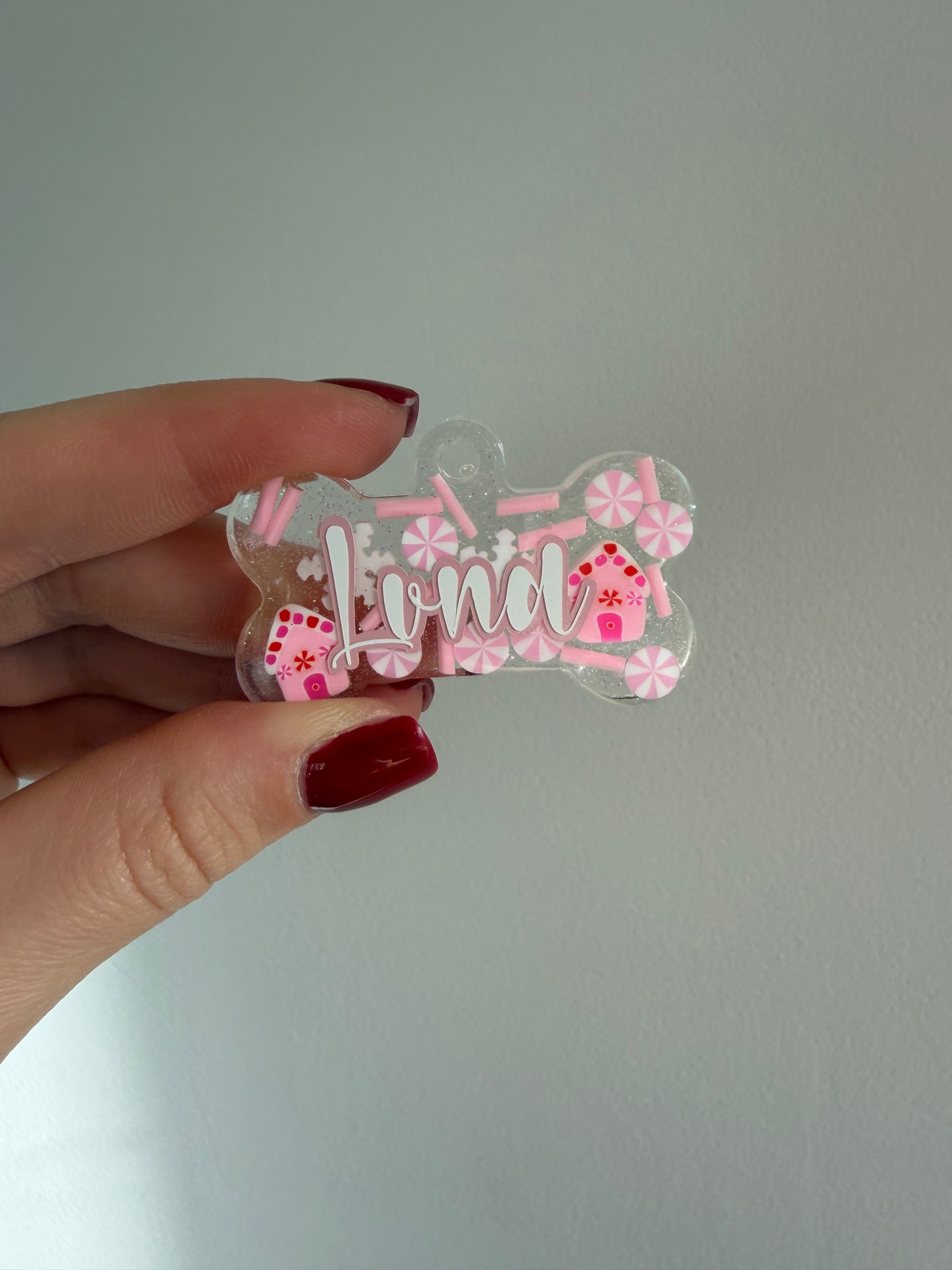 Christmas House Pet Tags