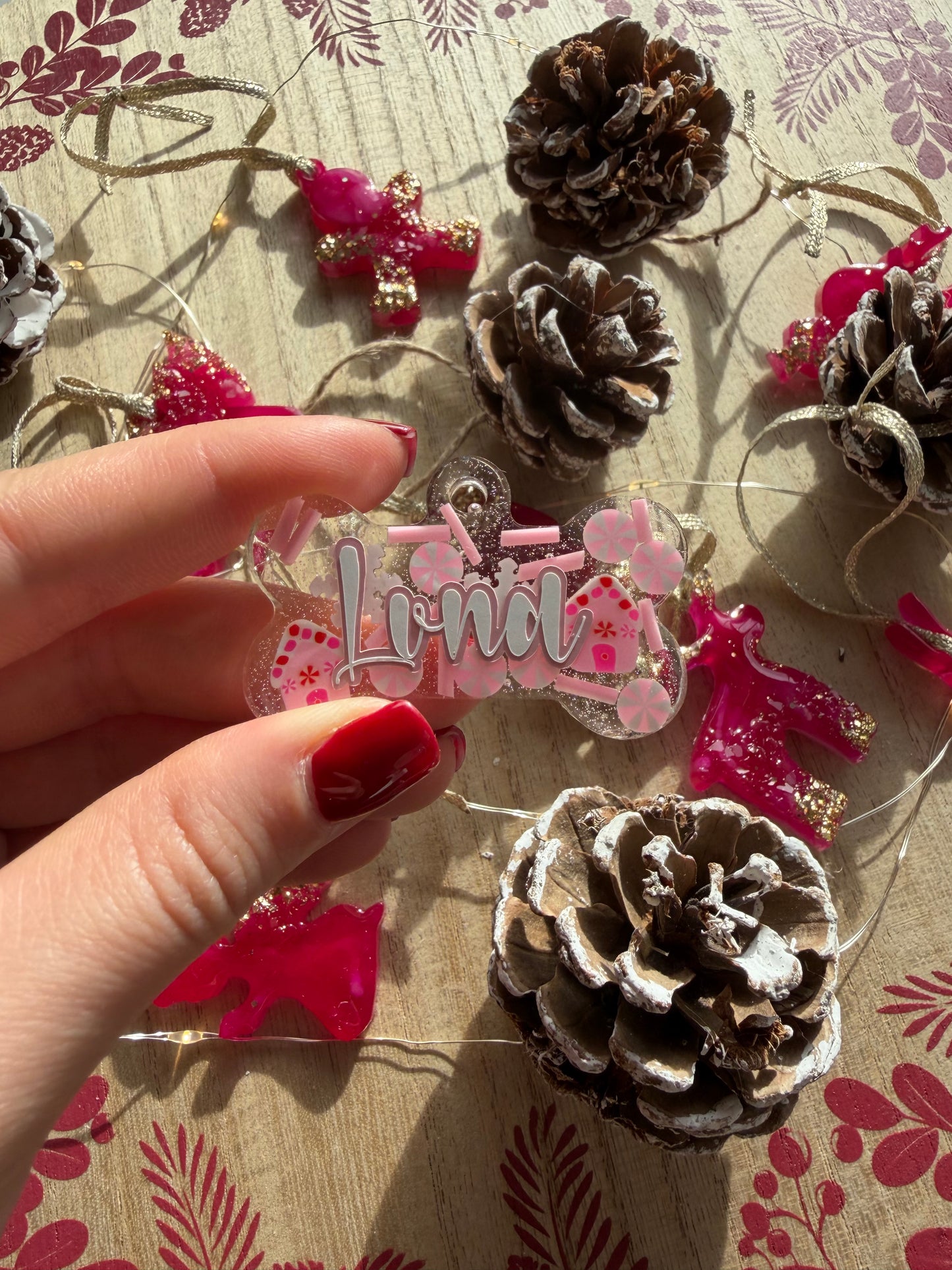 Christmas House Pet Tags