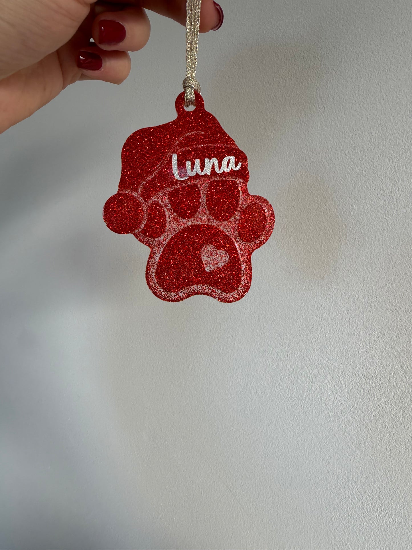 Personalised Pet Name Christmas Ornament