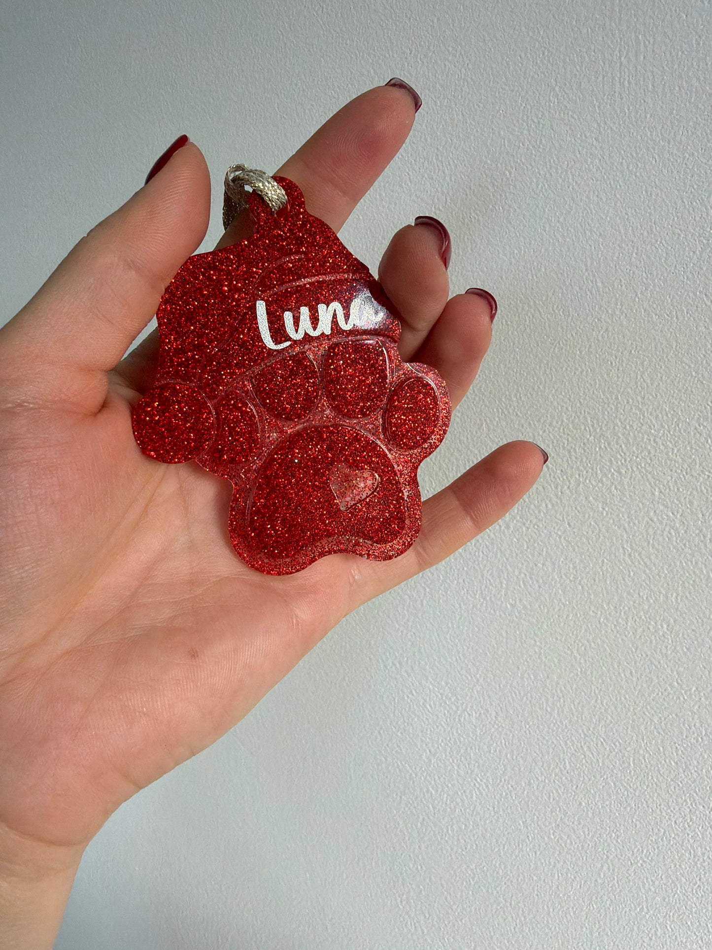 Personalised Pet Name Christmas Ornament