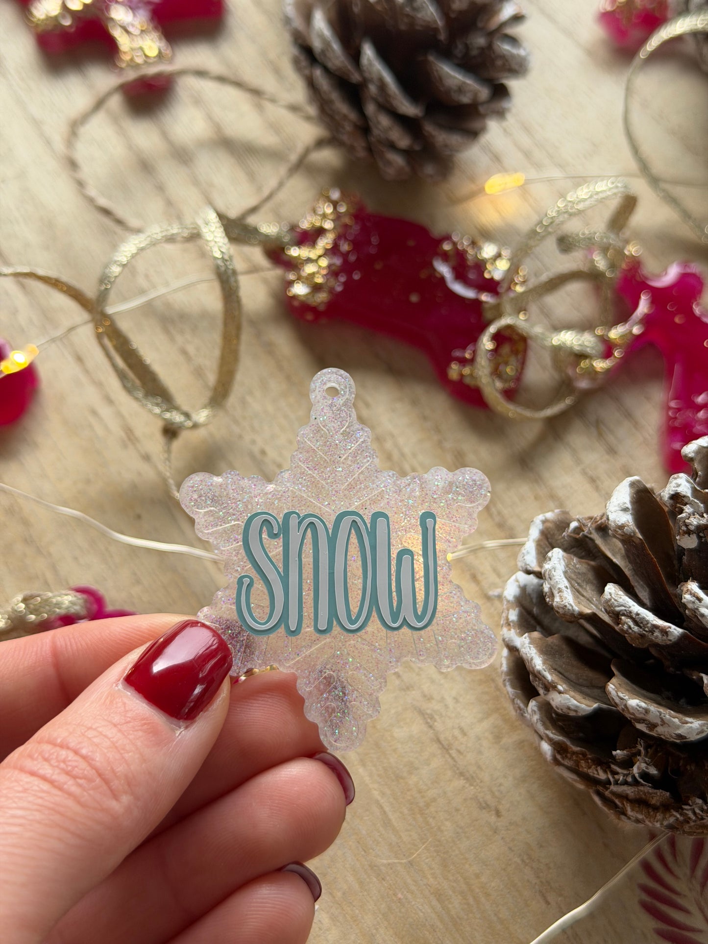 Small Christmas Pet Tags