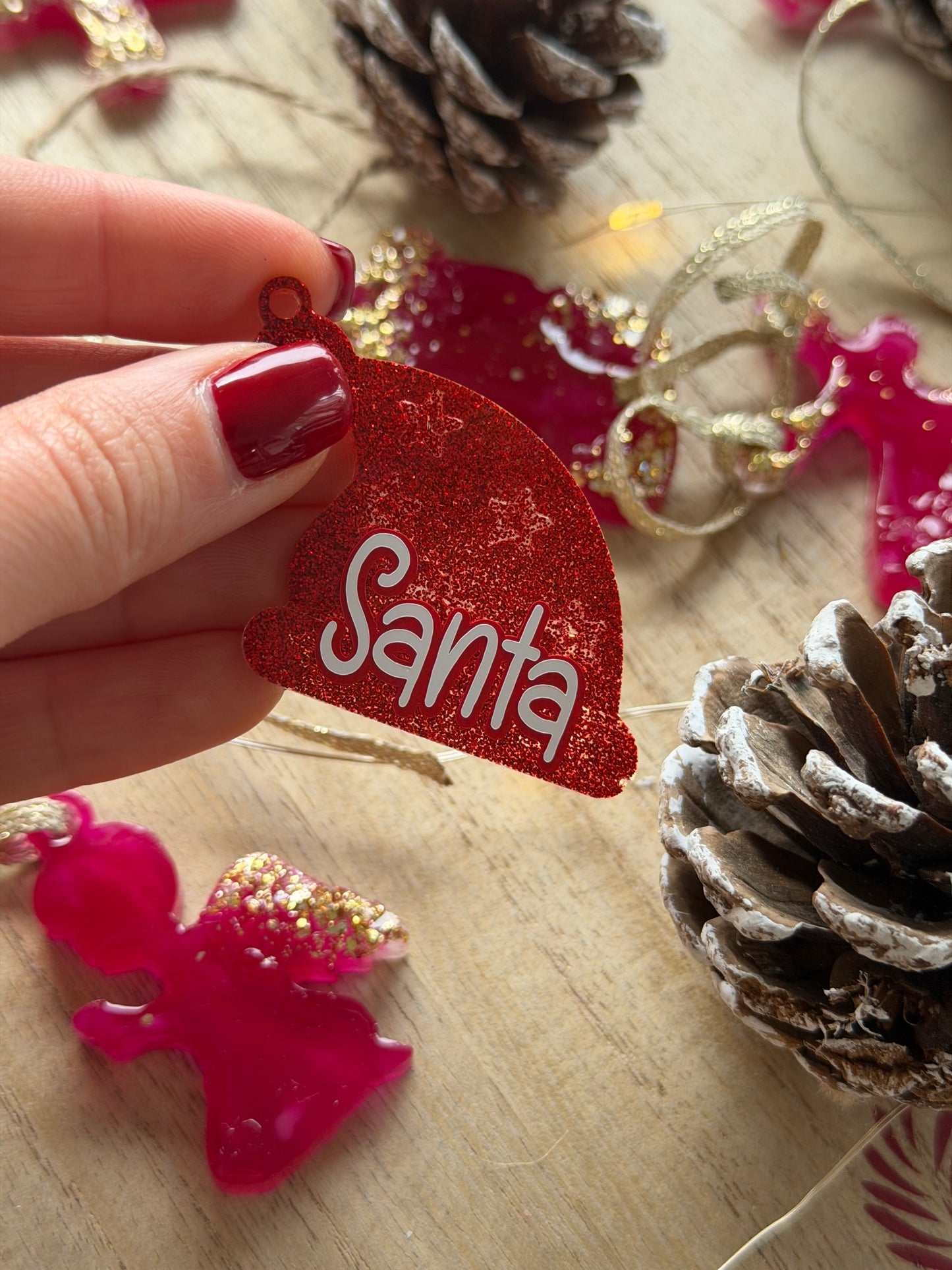 Small Christmas Pet Tags