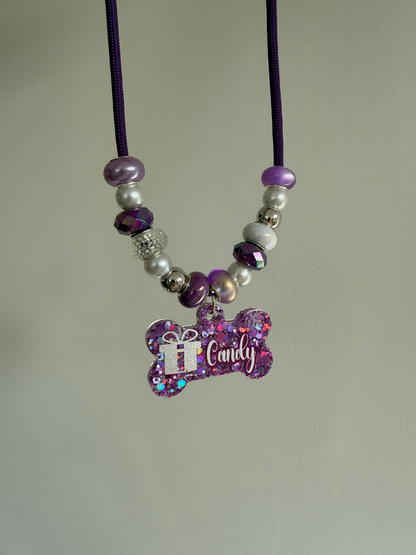 Christmas Pet Collar (Purple)