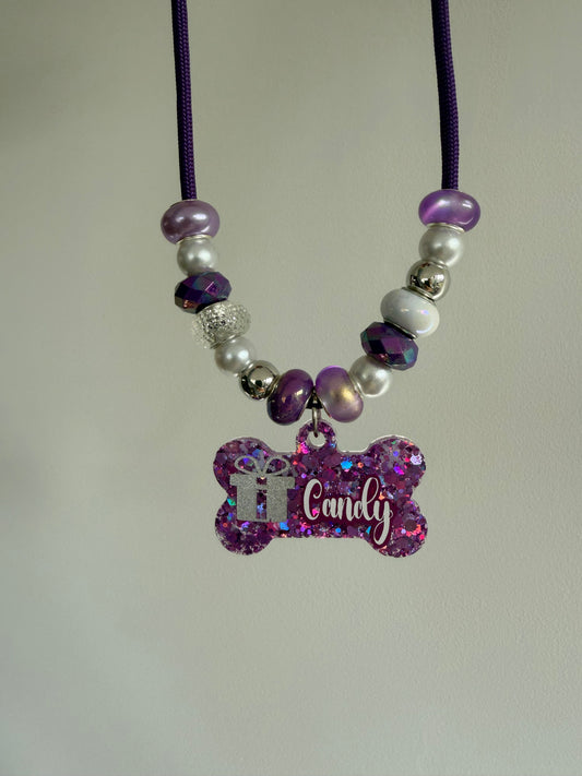 Christmas Pet Collar (Purple)