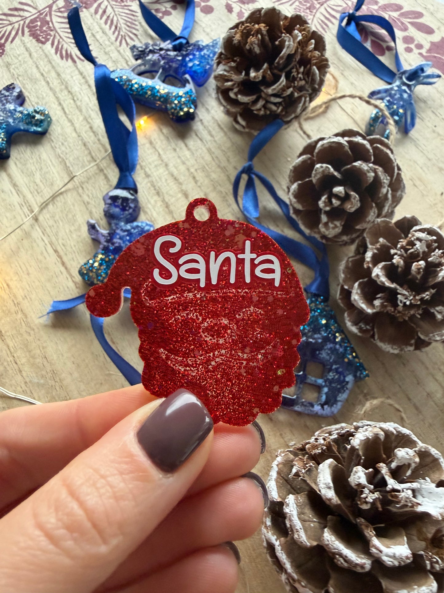 Small Christmas Pet Tags