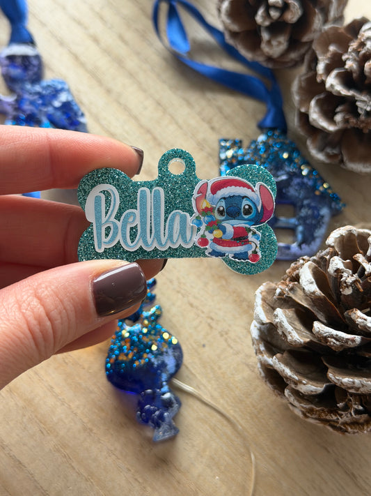 Christmas Stitch Pet Tags
