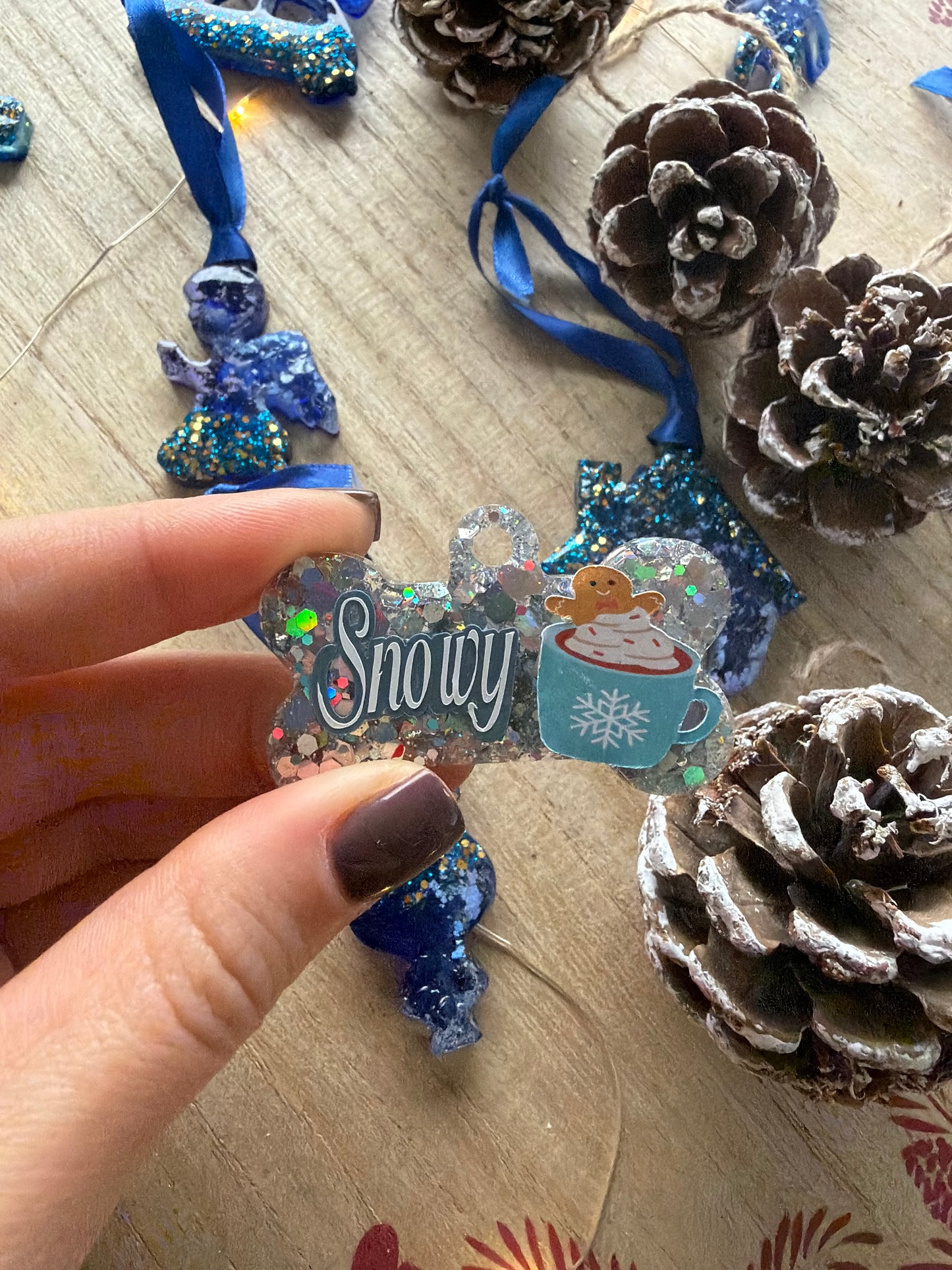 Christmas Pet Tags ( Gingerbread Cup)