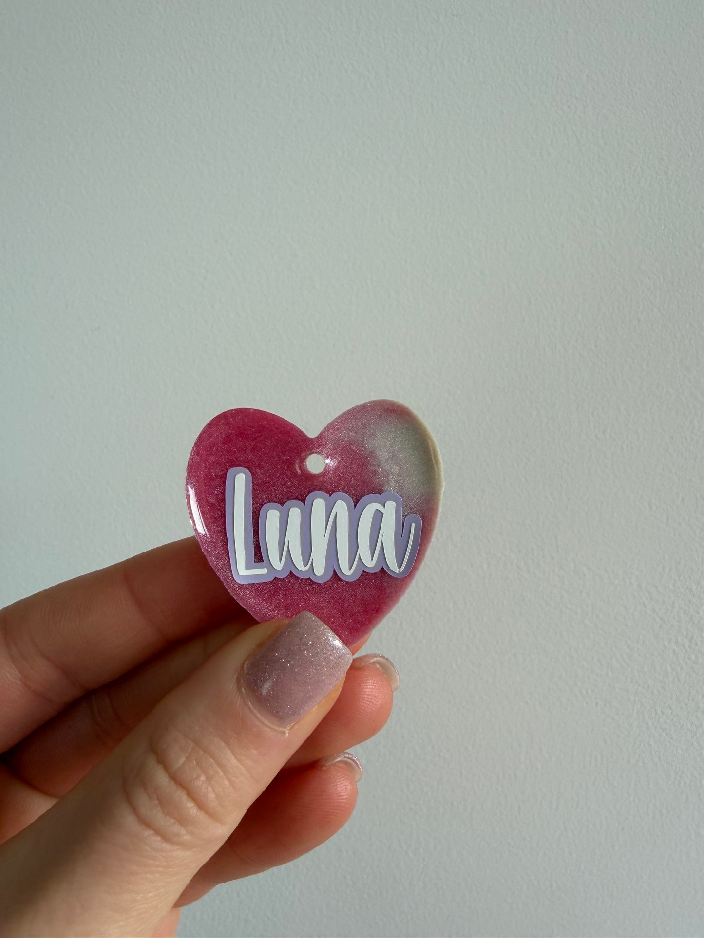 Valentines Pet Tags