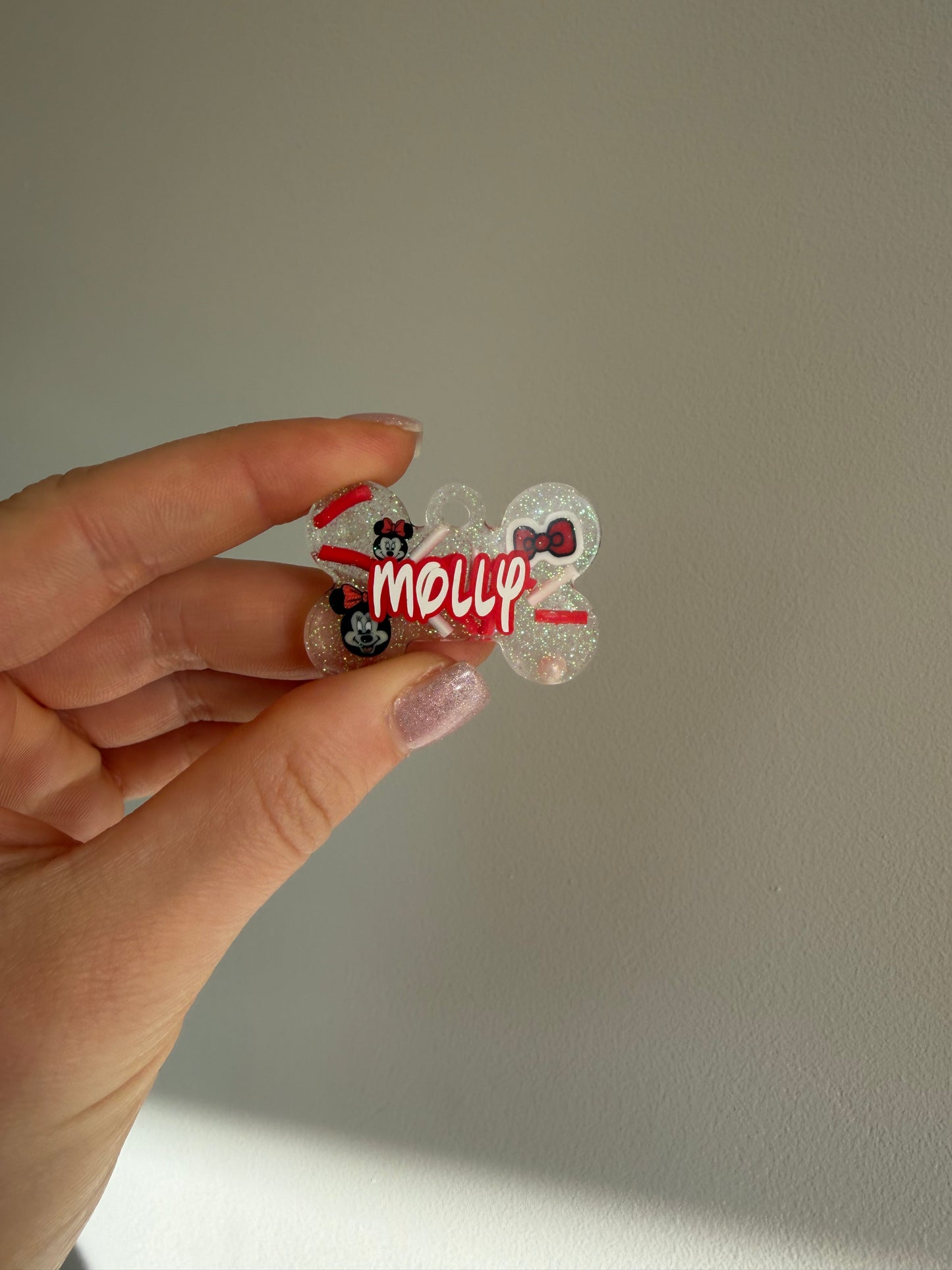 Minnie Valentines Pet Tags