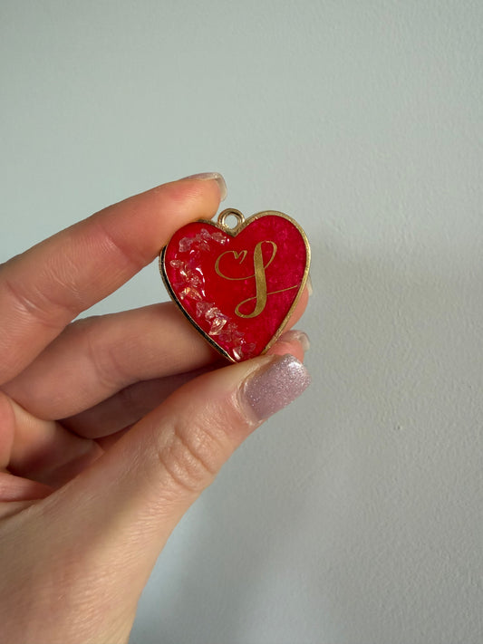 Pet tags (metal heart frame)