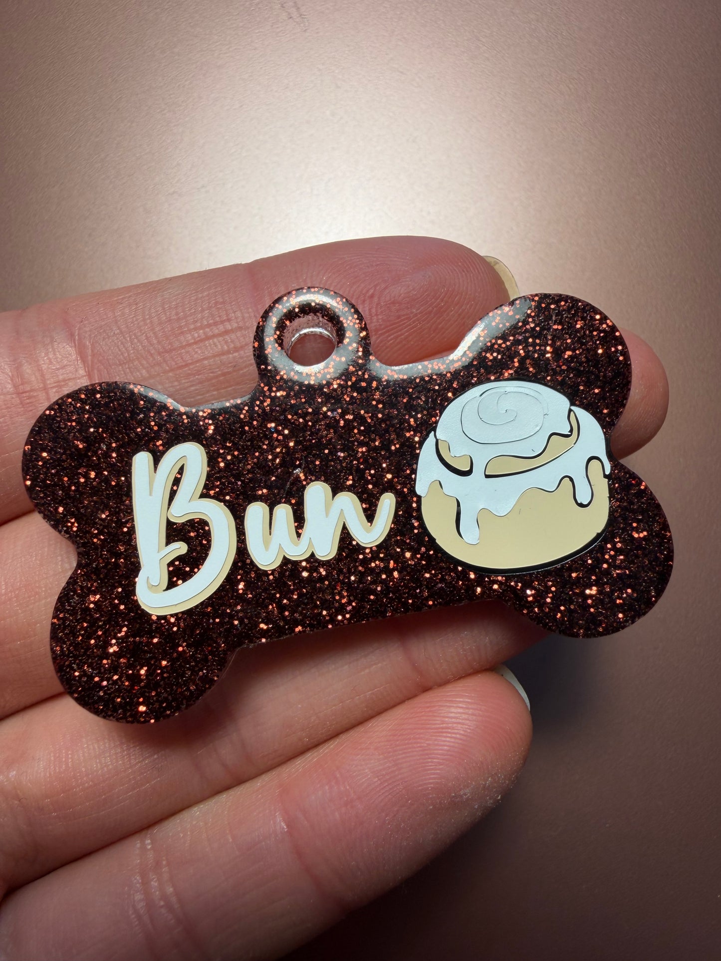 Autumn Bun Pet Tags