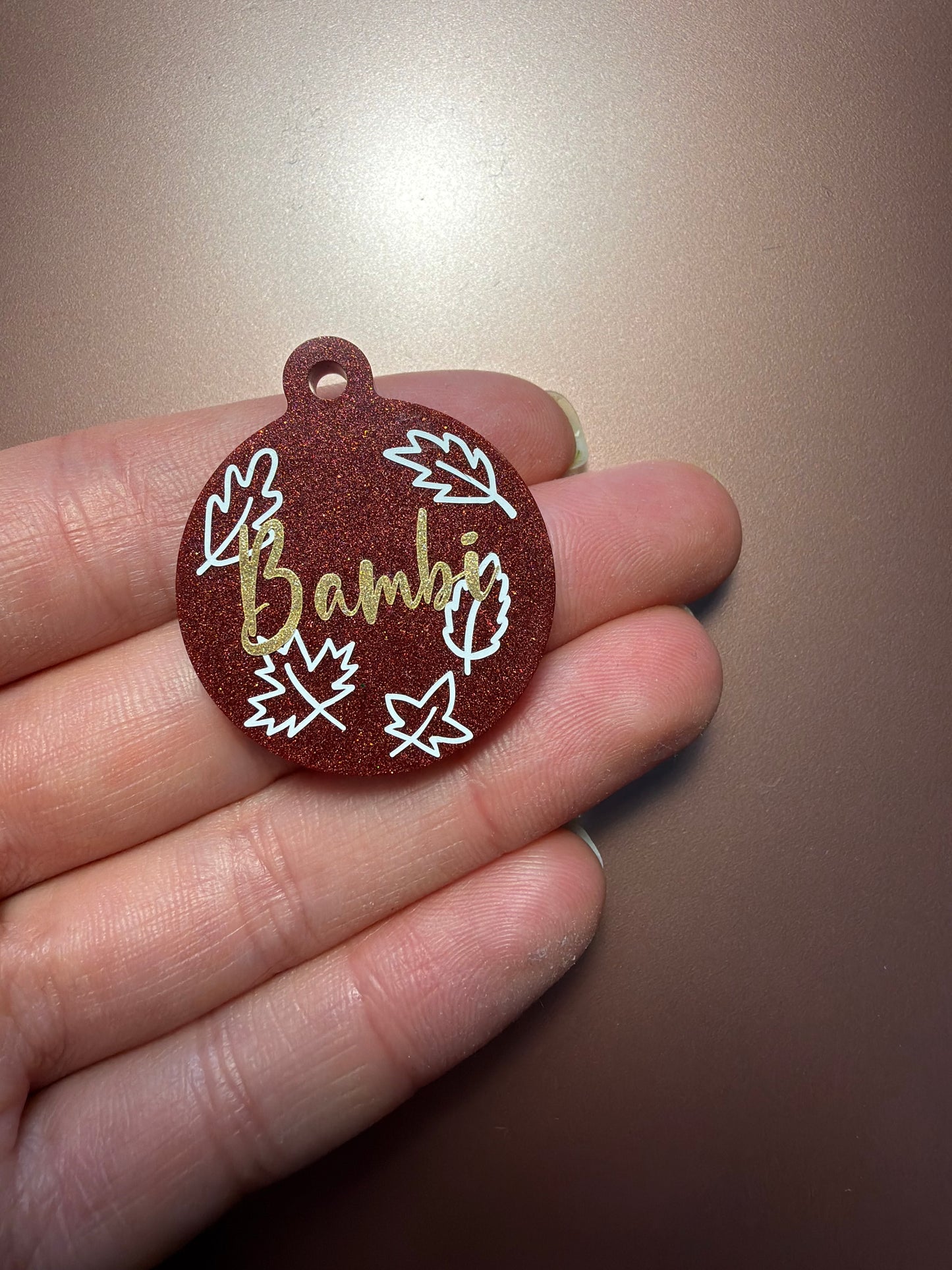 Autumn Leaves Pet Tags