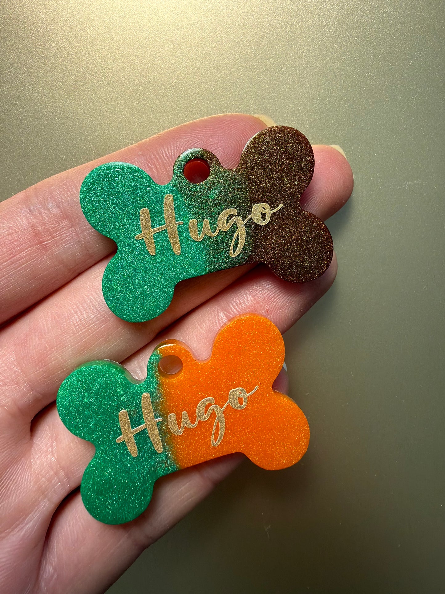 Autumn Half Pet Tags