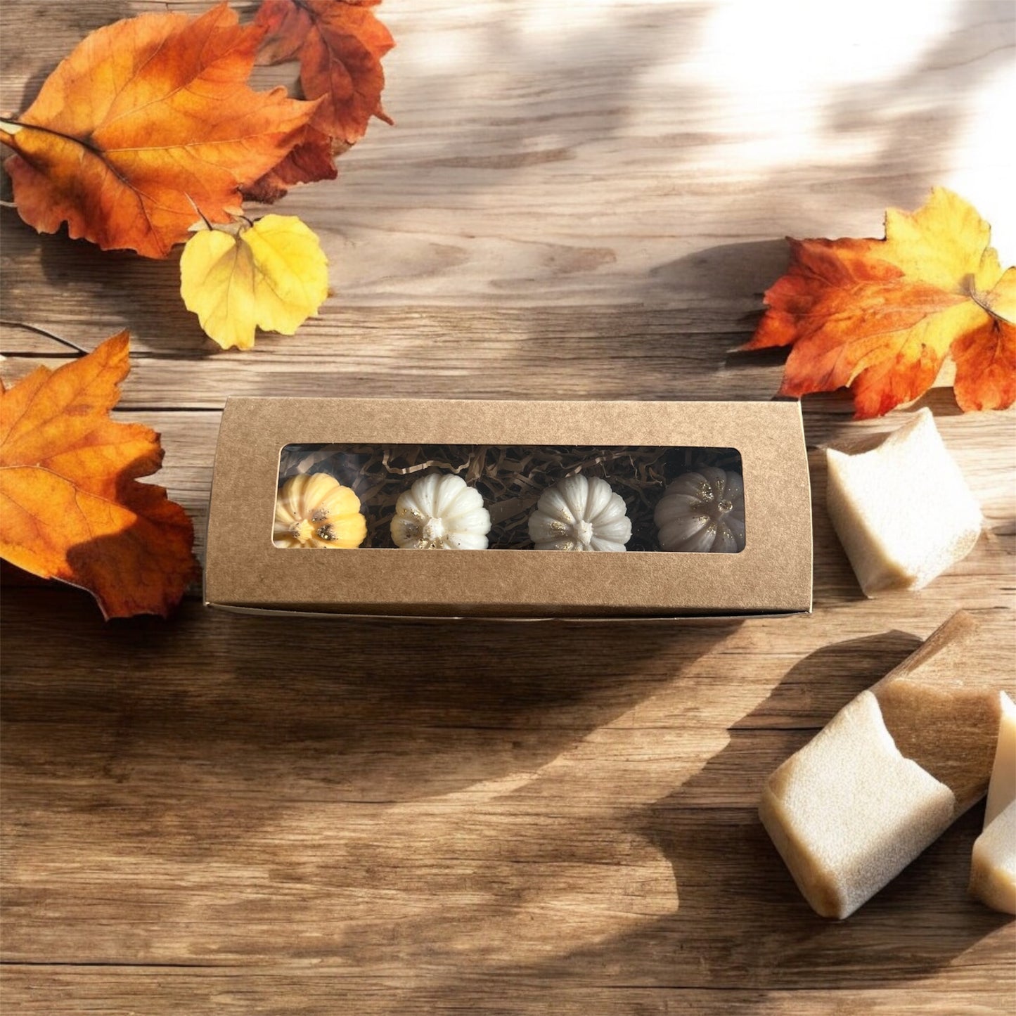 Large Pumpkin Wax Melts-Set of 4