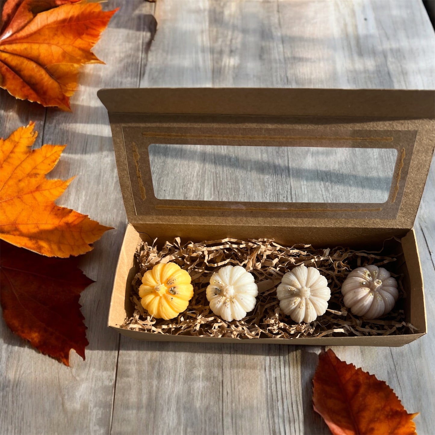 Large Pumpkin Wax Melts-Set of 4