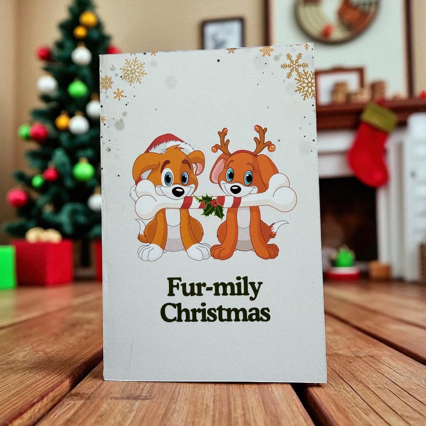 Christmas Card " Fur-mily Christmas"